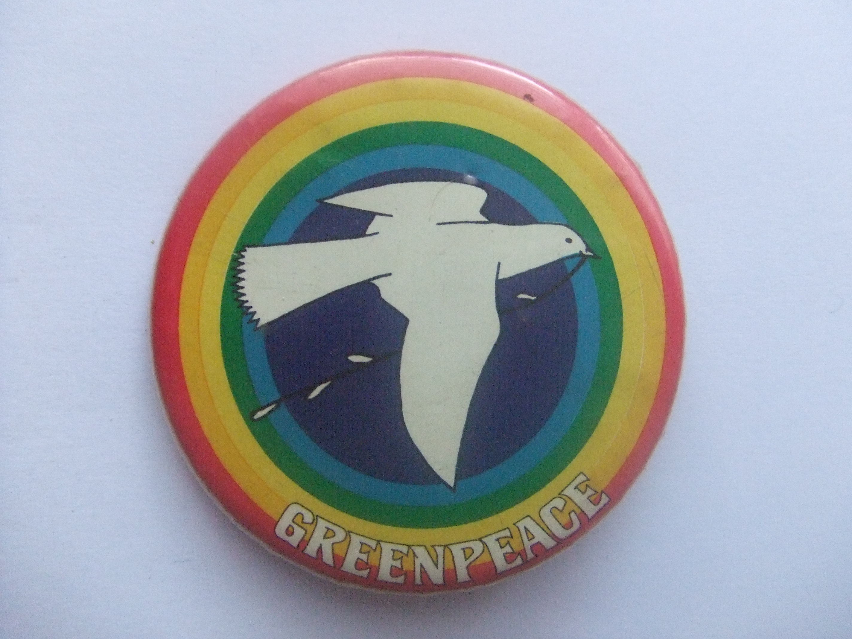Greenpeace button klein model 3.5 cm
